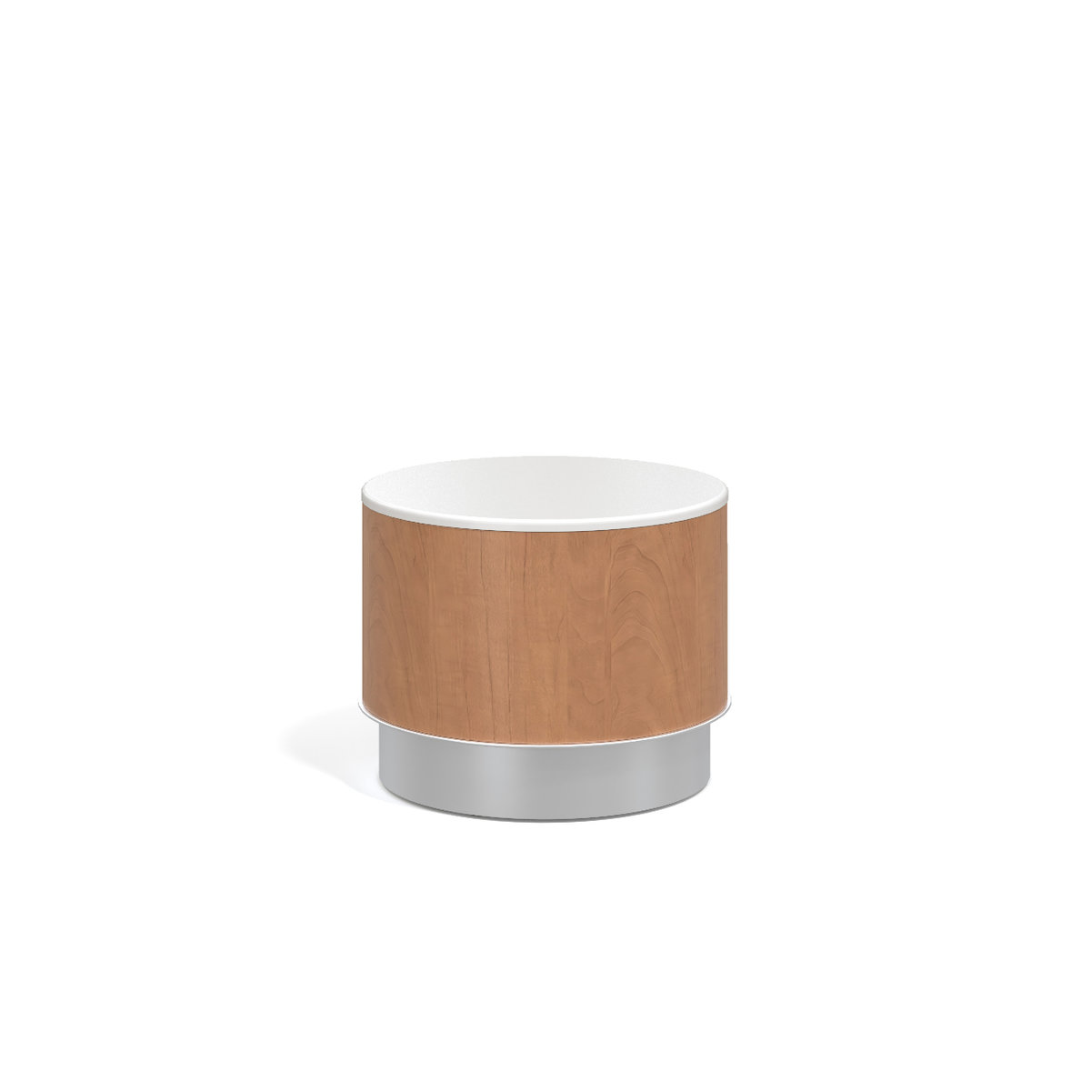 Drum Table, solid surface top Photo