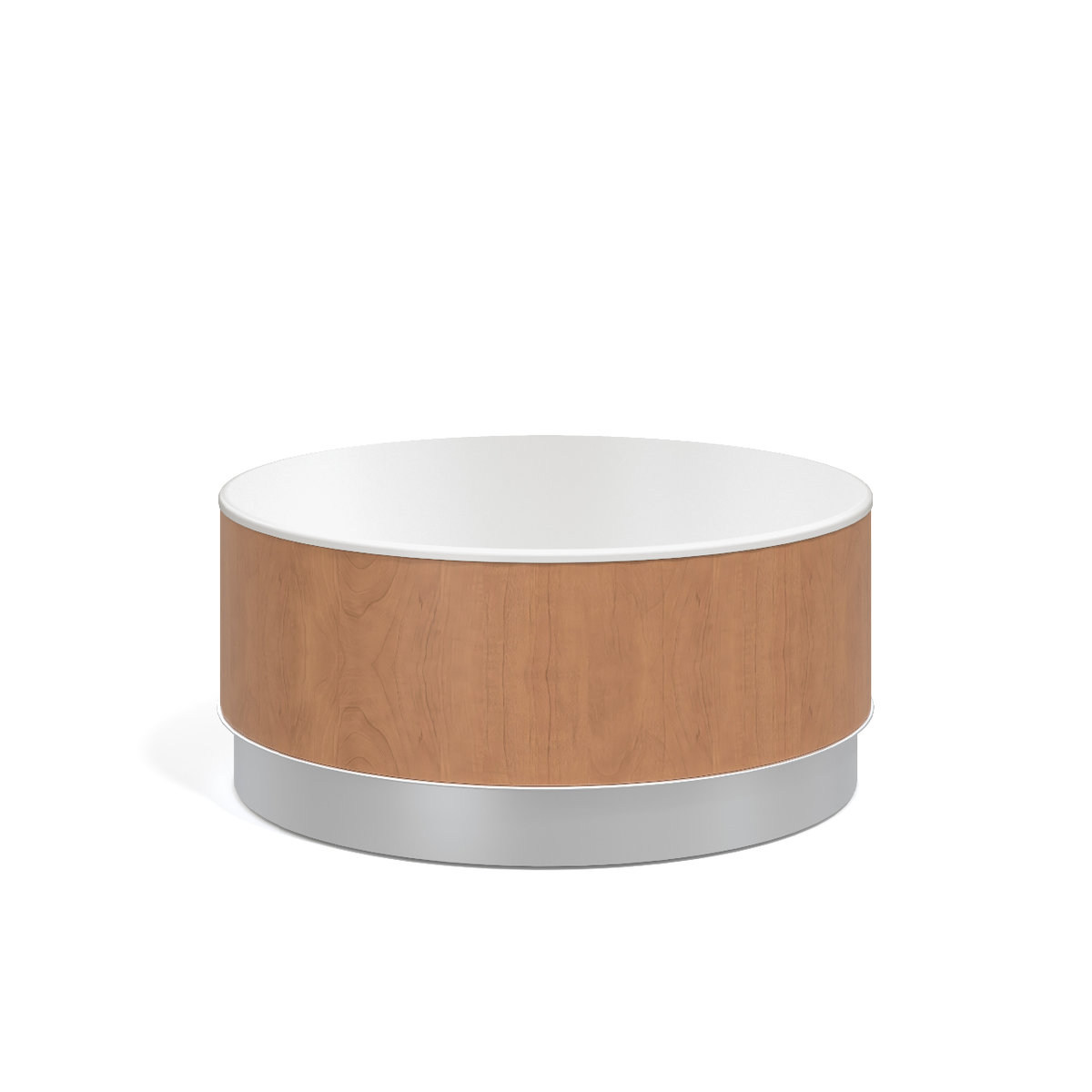 Drum Table, solid surface top Photo