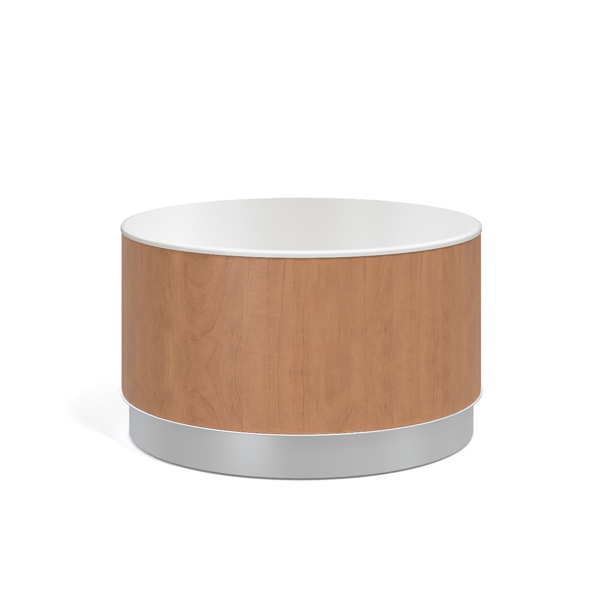 Drum Table, solid surface top Photo