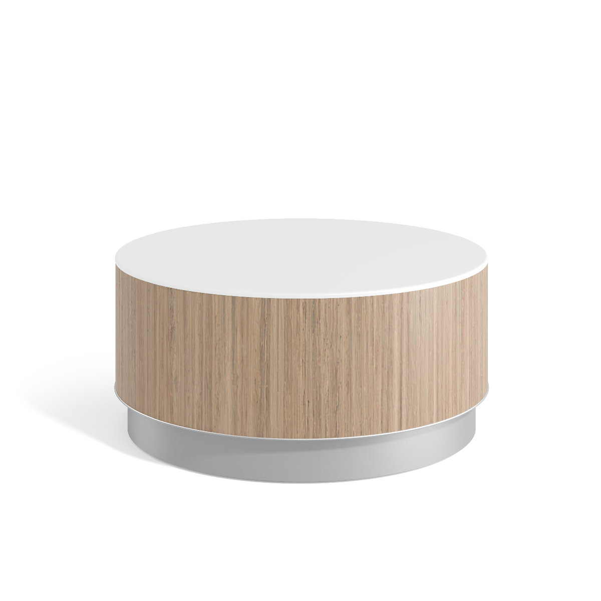 Drum table, round, plinth base Photo