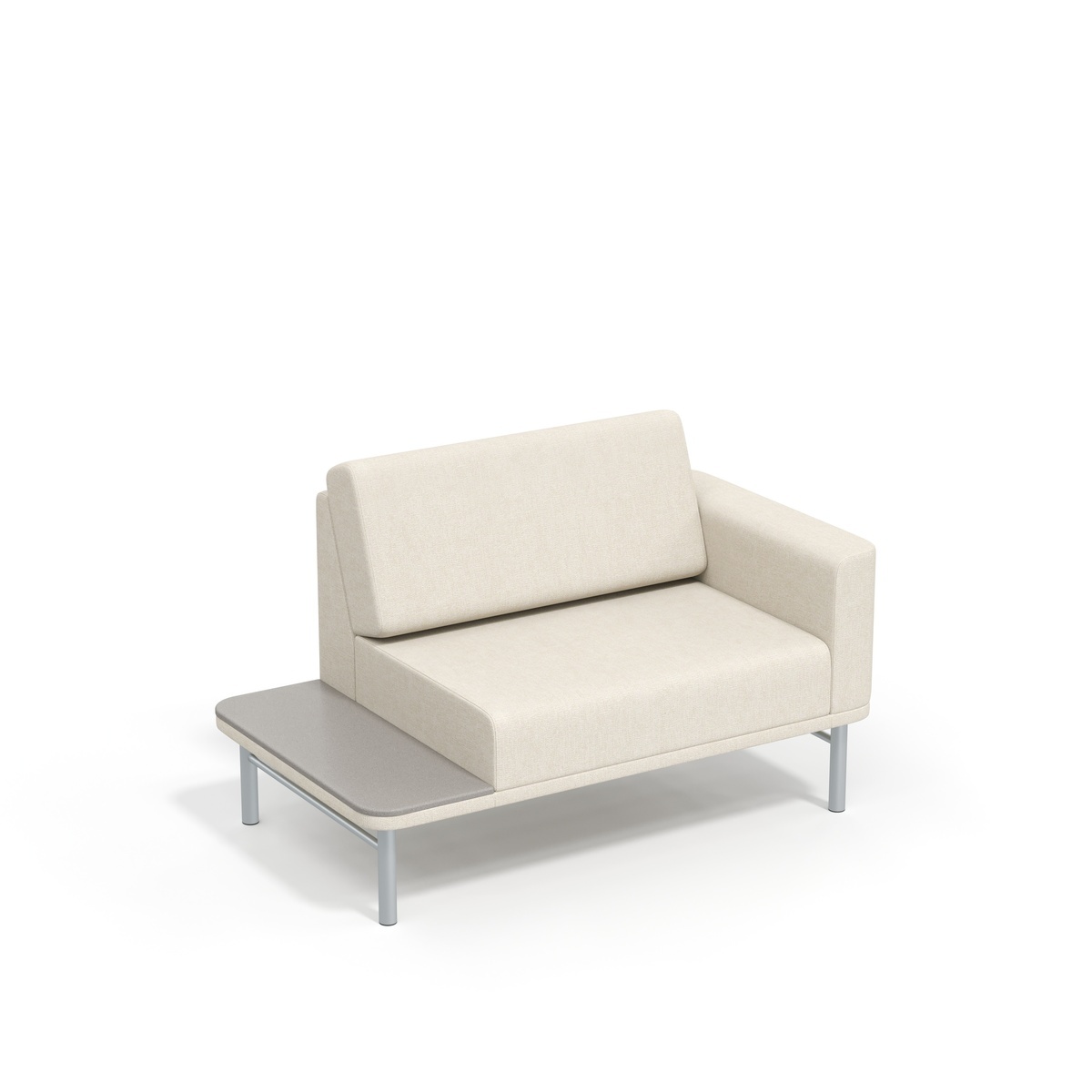 Lounge 54”, arm, 36” seat, 12” table  Photo
