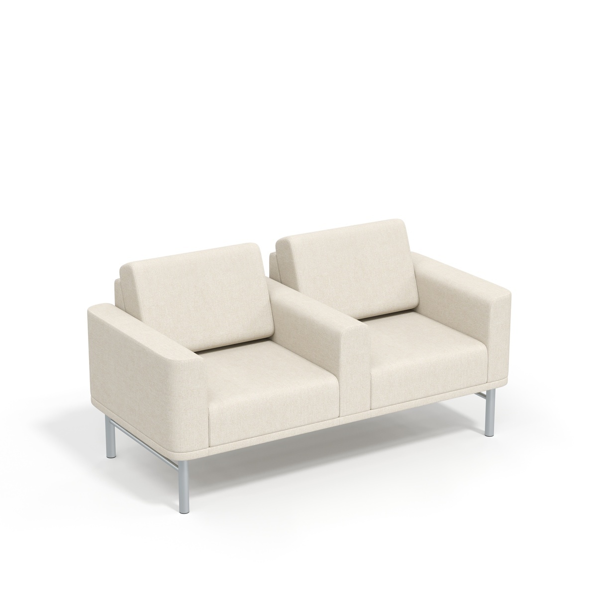 Lounge 66”, two arms, two 24” seats, mid-arm Photo