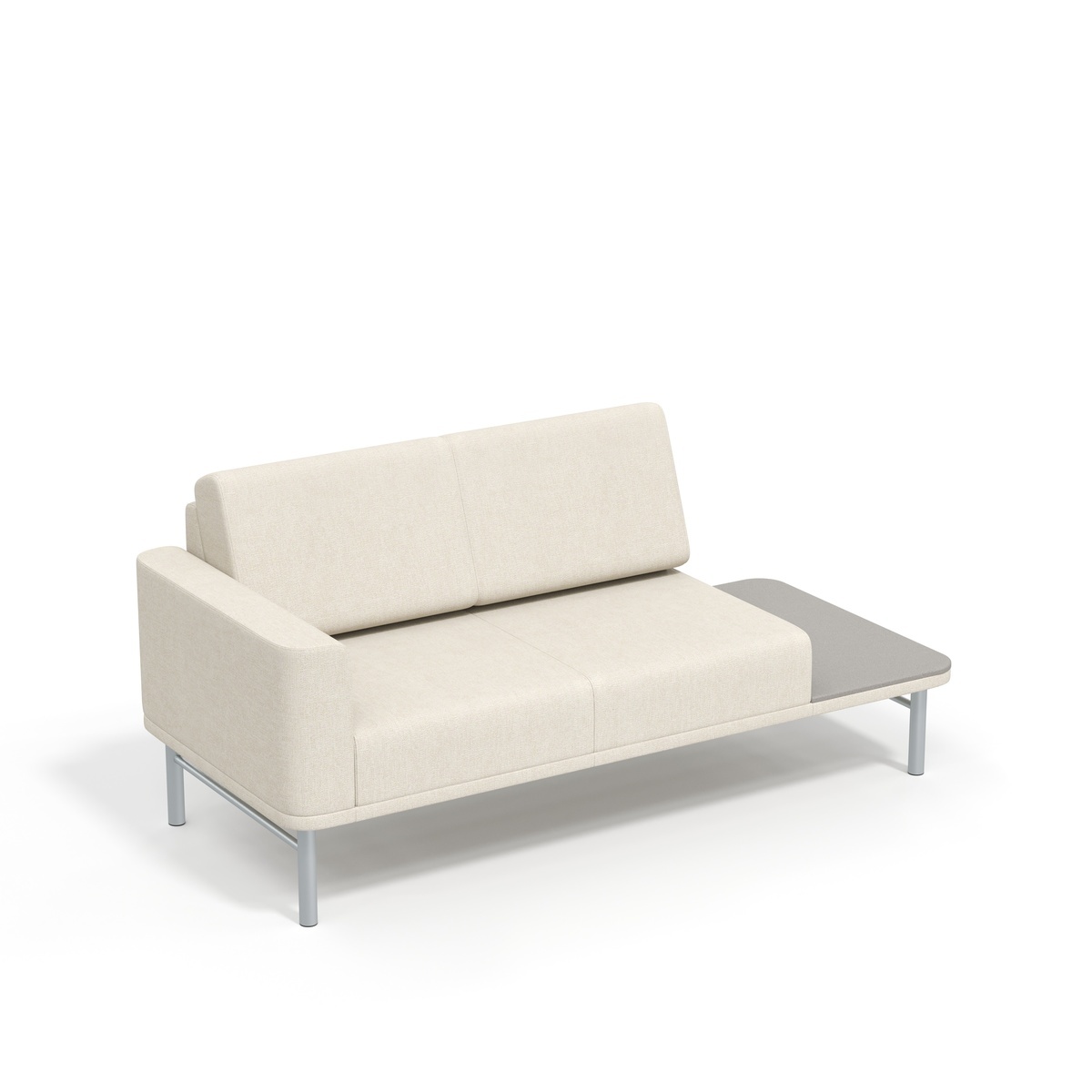Lounge 72”, arm, two 24” seats, 18” table  Photo