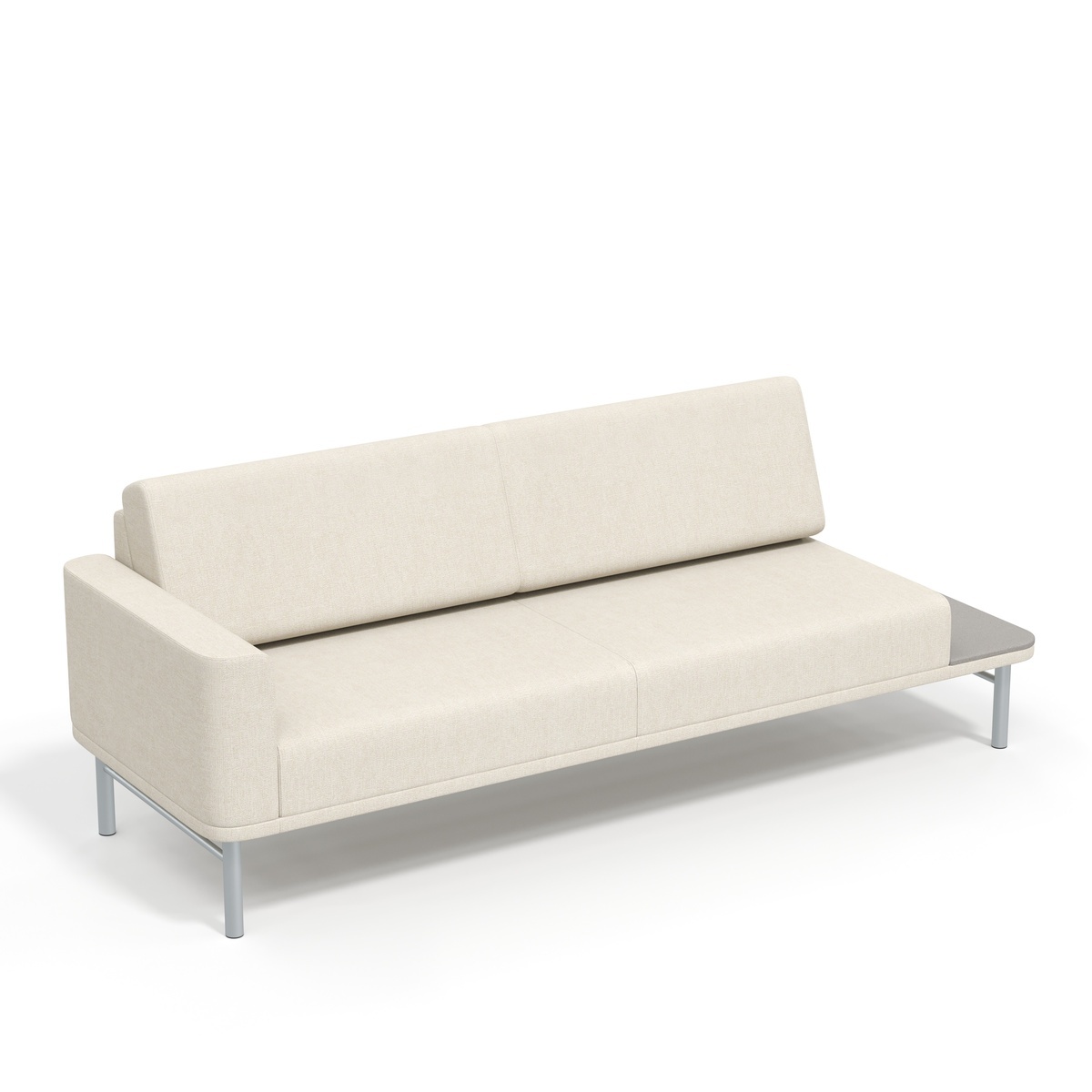 Lounge 90”, arm, two 36” seats, 12” table  Photo
