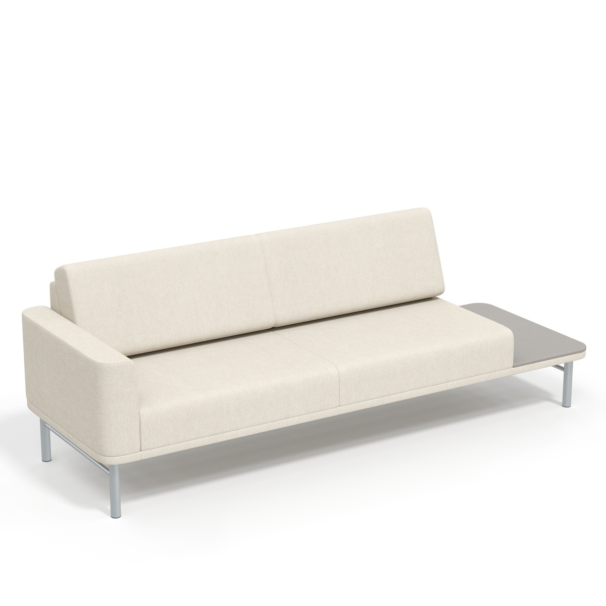 Lounge 96”, arm, two 36” seats, 18” table  Photo