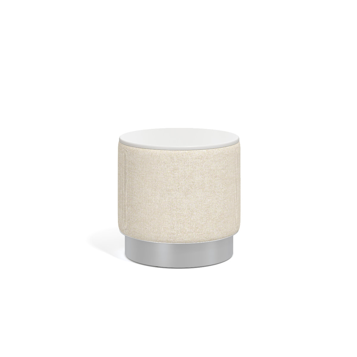 Drum Table, solid surface top Photo