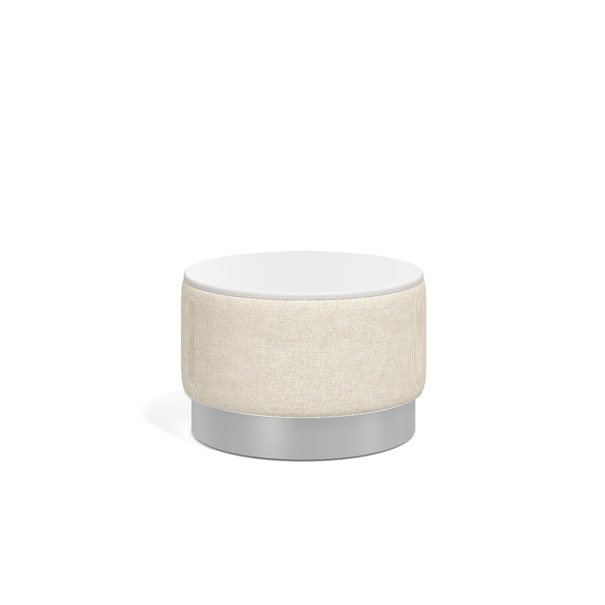 Drum Table, solid surface top Photo