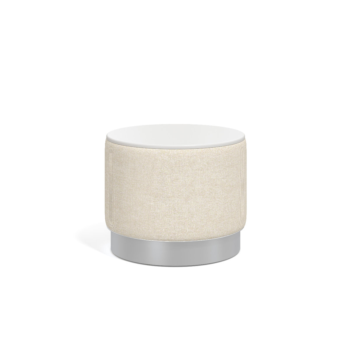 Drum Table, solid surface top Photo
