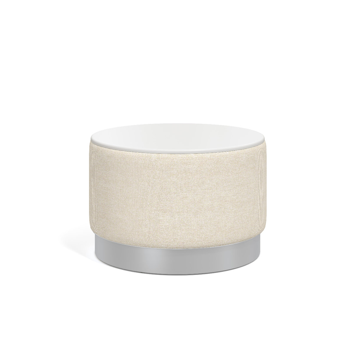 Drum Table, solid surface top Photo