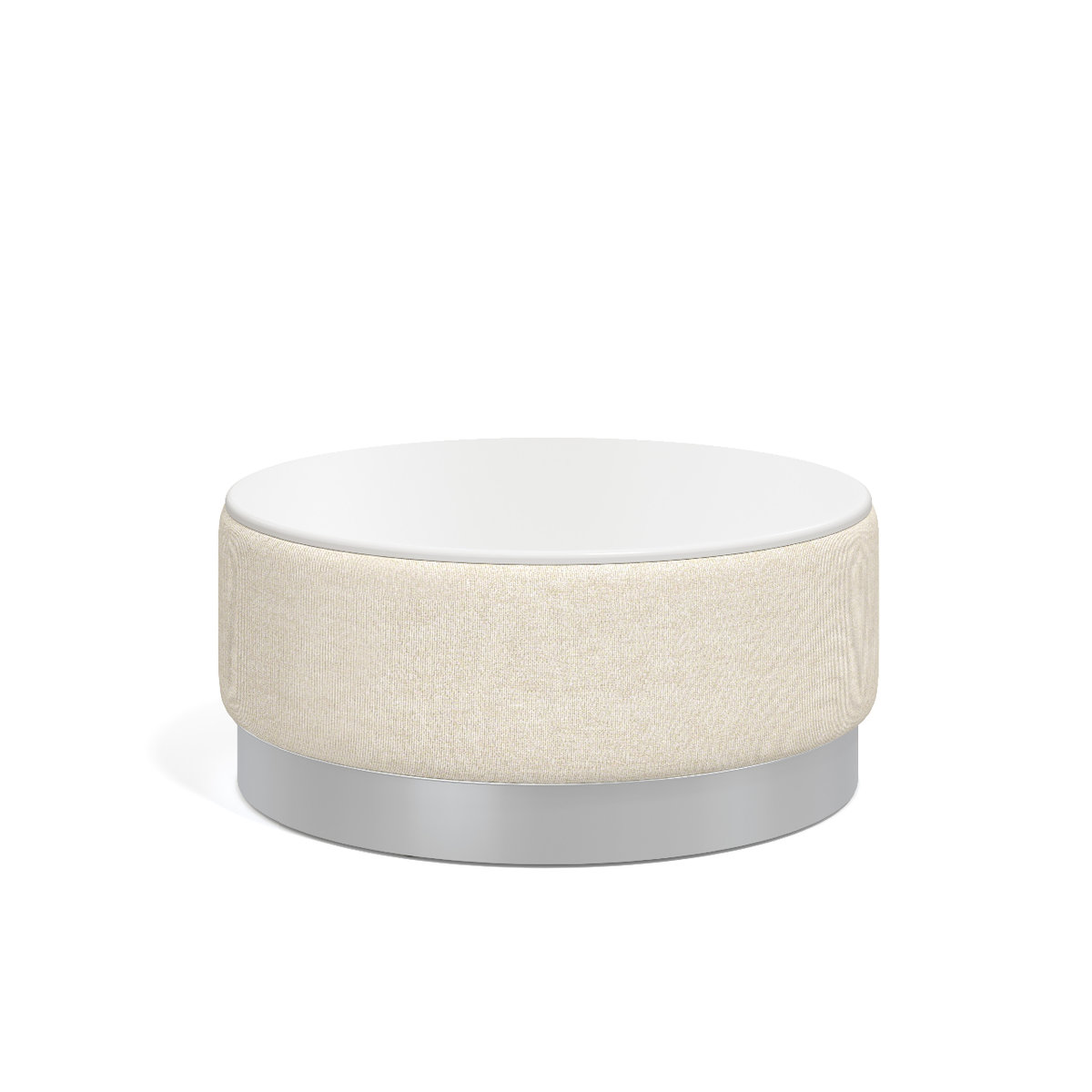 Drum Table, solid surface top Photo