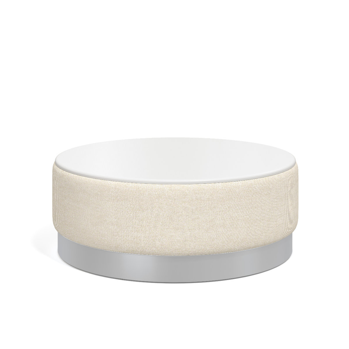 Drum Table, solid surface top Photo