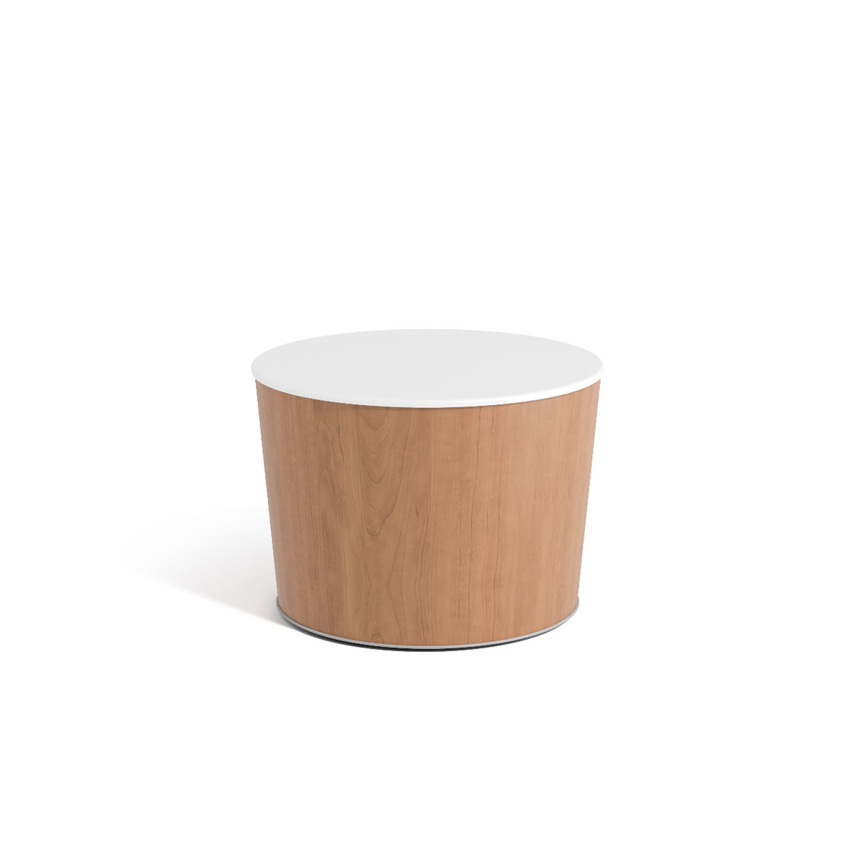 Drum Table, solid surface top Photo