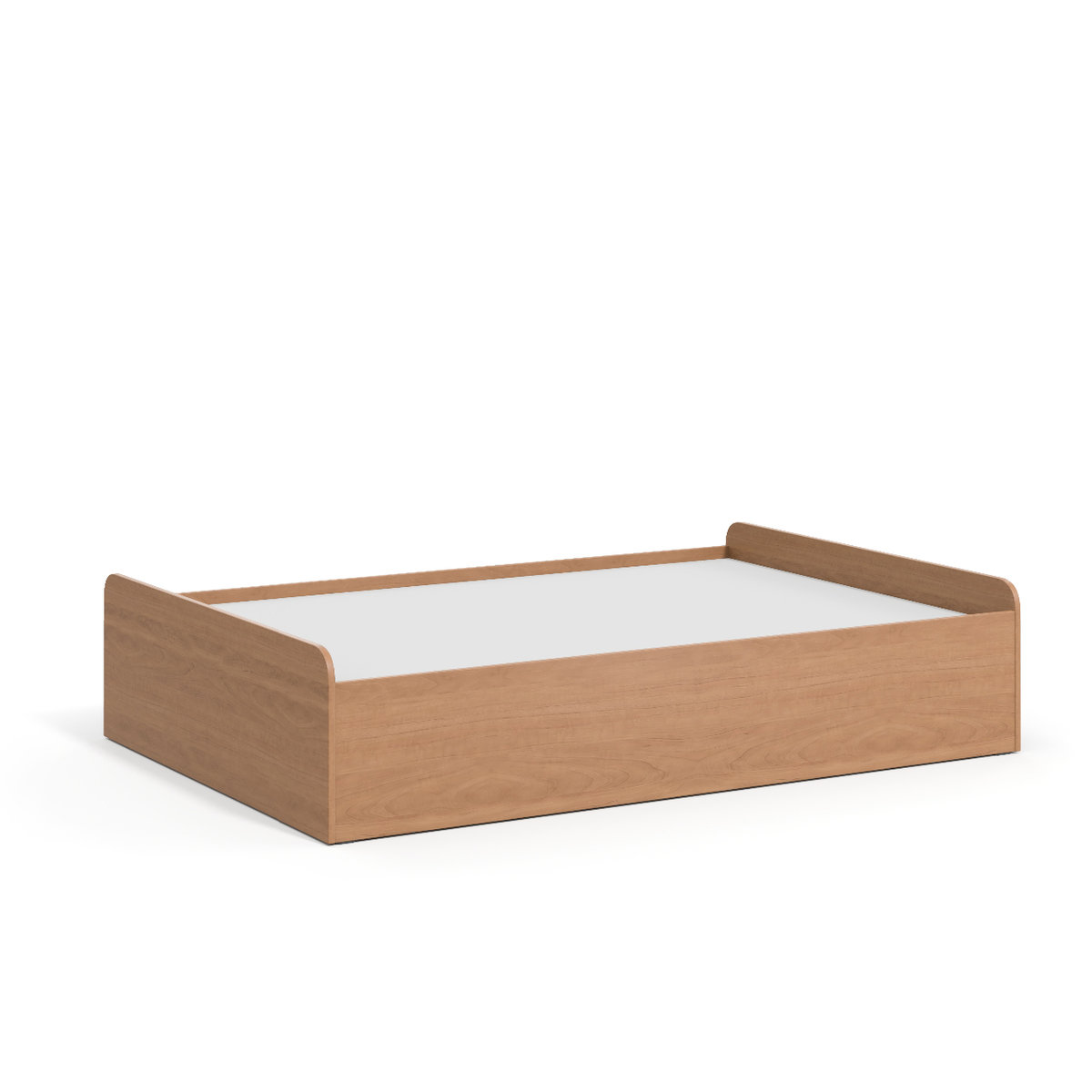 Double Platform Bed, <br/> rounded corners Photo