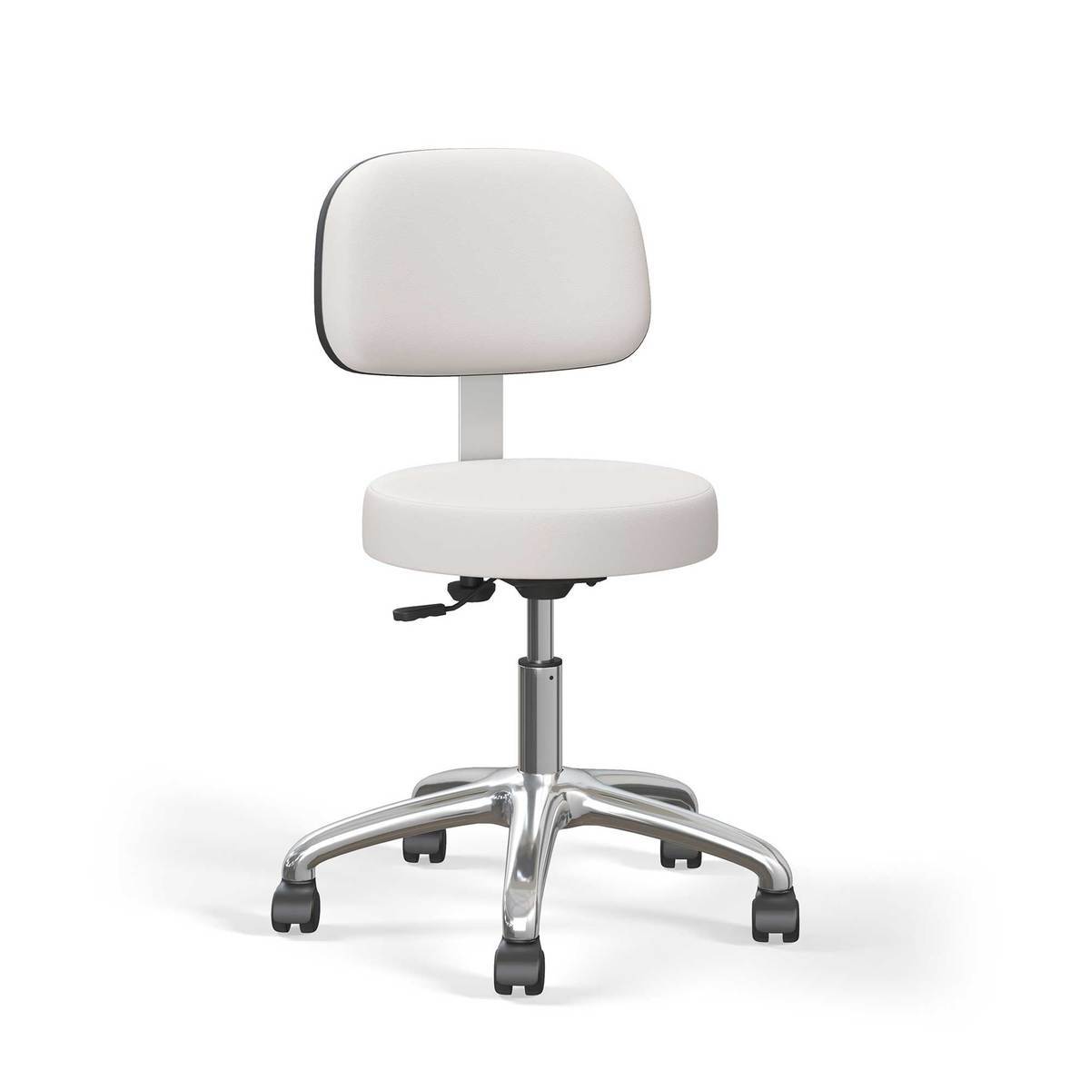 Stool with back support discount