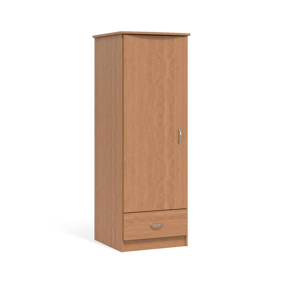 Single Wardrobe with drawer, left-hinged Photo