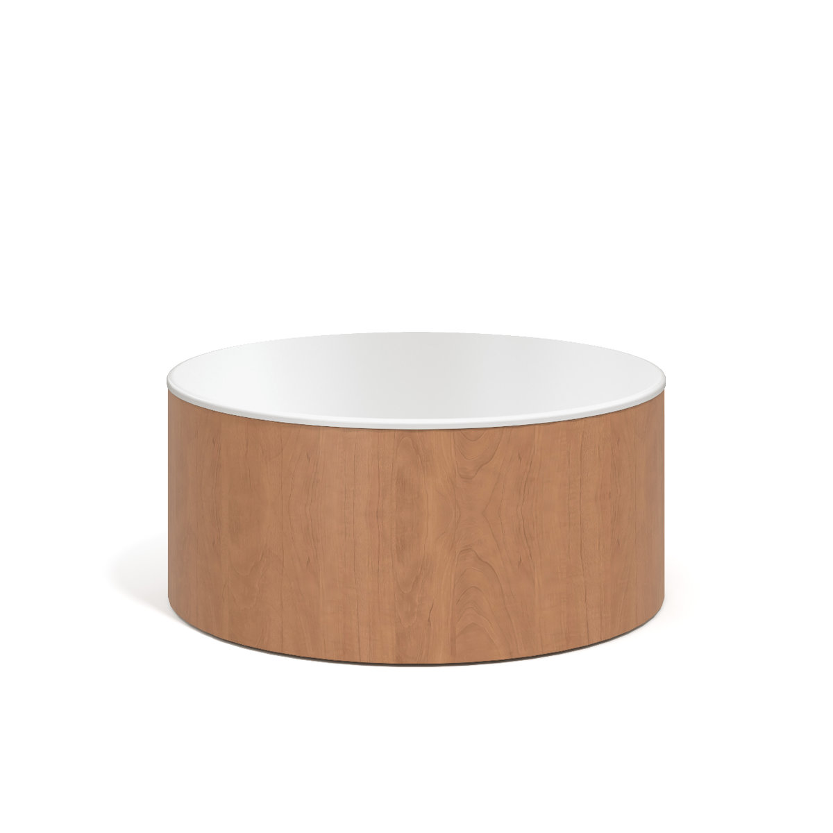 Drum Table, solid surface top Photo