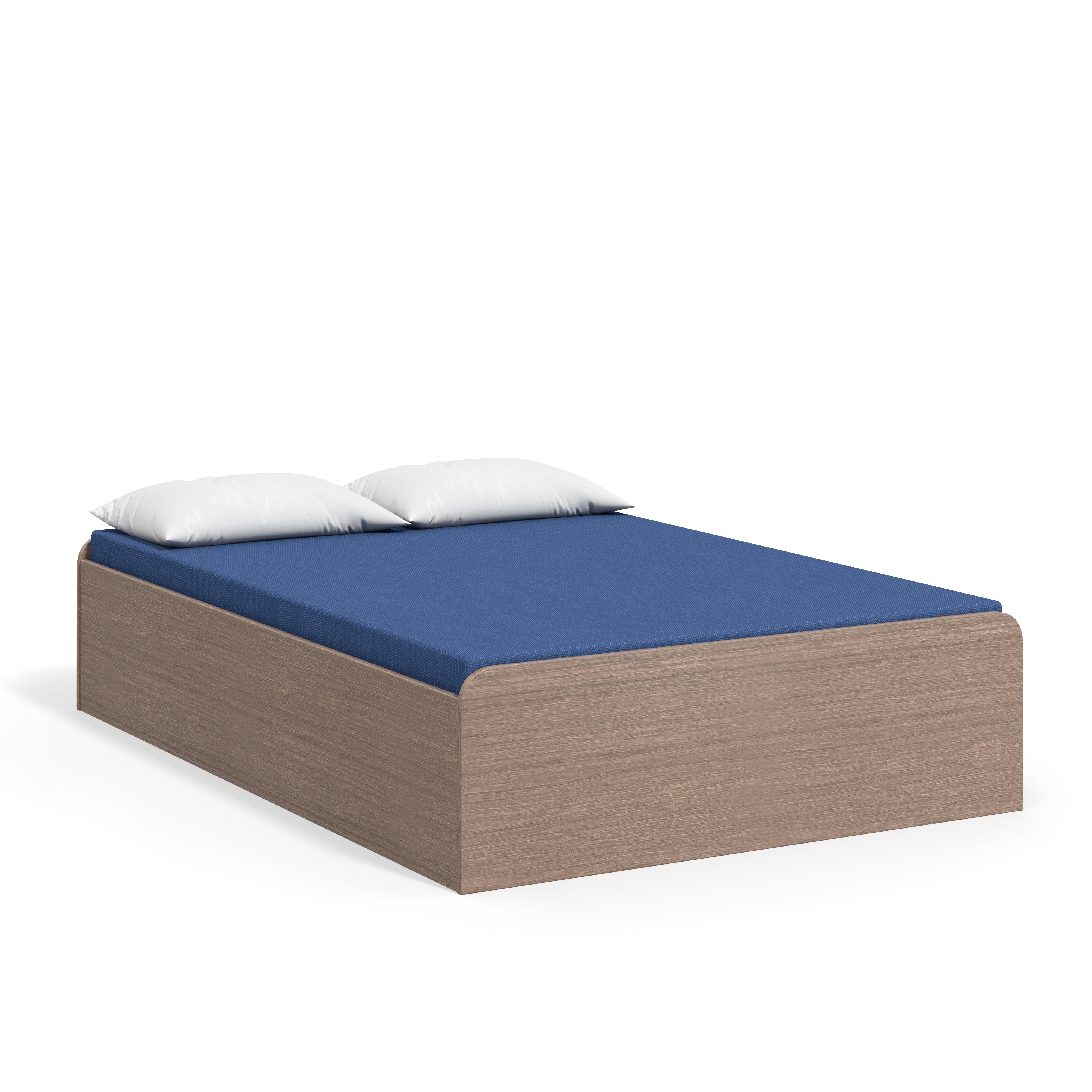 Double Platform Bed <br/> rounded corners Photo